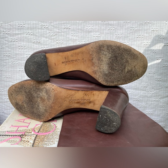 ✨BANANA REPUBLIC✨ Vintage Leather Boots - Picture 7 of 7